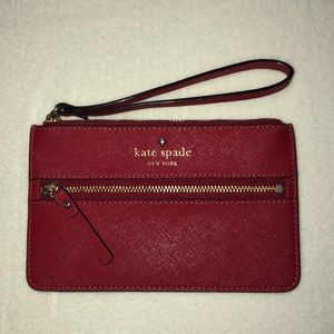 Red Kate Spade Wristlet